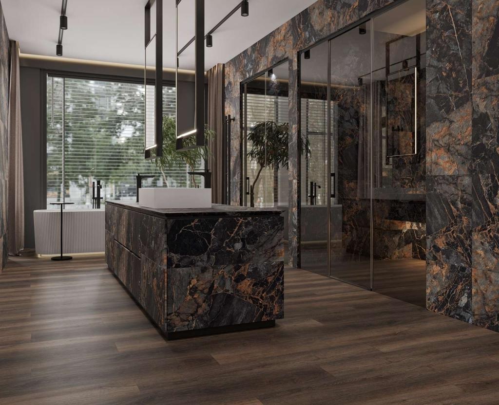 Кварцвиниловая плитка Alpine Floor клеевая Ultra Дуб Левитан ЕСО 5-43 1219,2×184,15×2